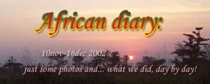 Diario di viaggio africano